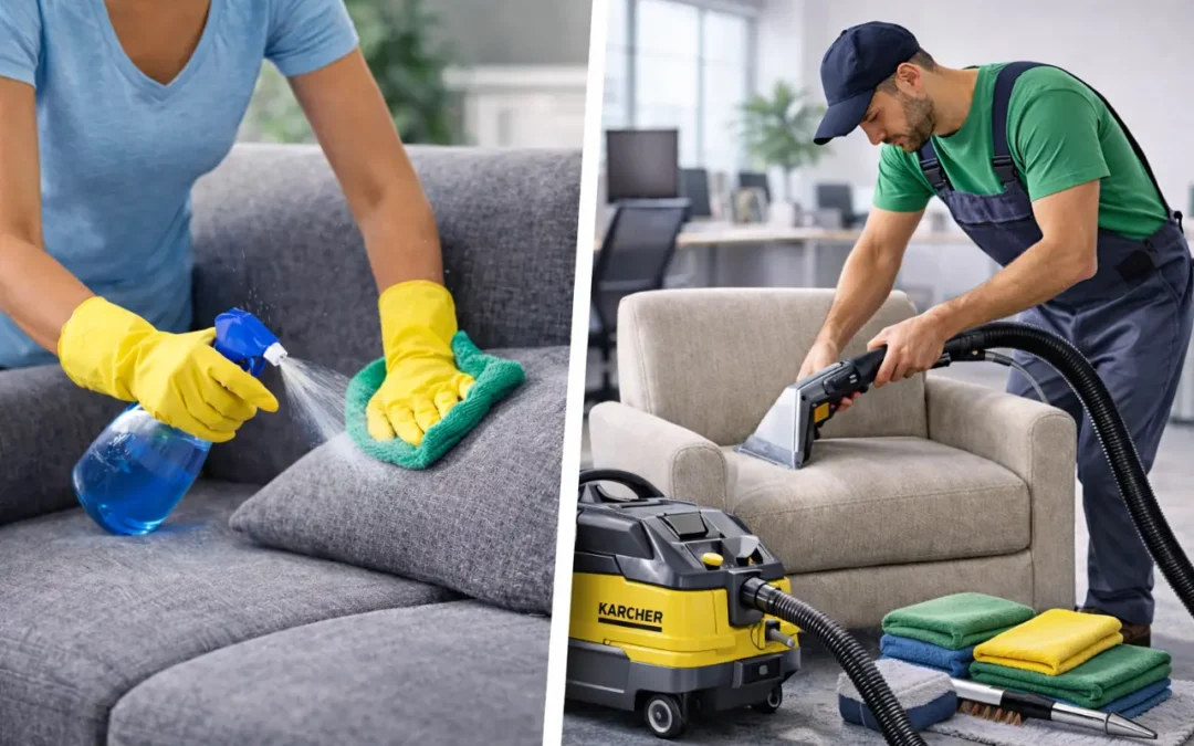 Diferencia entre limpieza casera y profesional